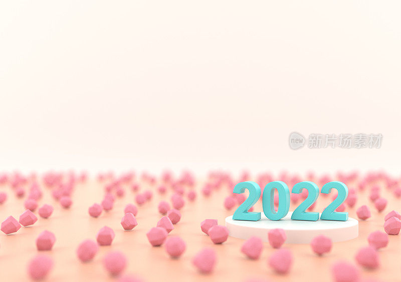 新年2022 3D渲染